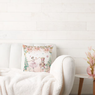 Pastel Nutcracker Holiday Party Kissen