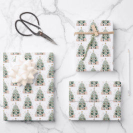 Pastel Nutcracker Weihnachten Geschenkpapier Set