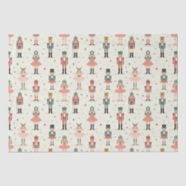 Pastel Nutcrackers und Ballerinas Seidenpapier