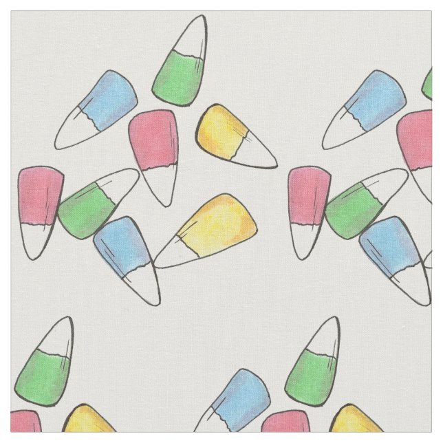 Pastel Oaster Basket Sweet Candy Cornflanken Stoff (Nahaufnahme)