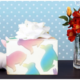 Pastel Oaster Bunnies Geschenkpapier
