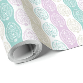 Pastel Oaster Egg Muster - Frühjahrsgestaltung Geschenkpapier