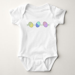 Pastel Oaster Eggs Bodysuit Baby Strampler