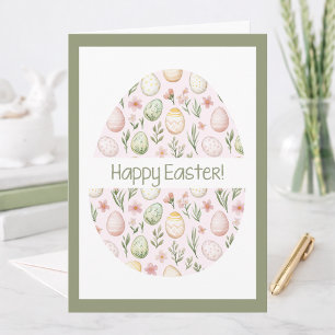 Pastel Oaster Eggs Custom Happy Oaster Feiertagskarte
