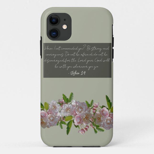 Pastel Olive Green Serene Scripting Delight Case (Rückseite)