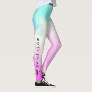 Pastel Ombre Disk aktive Leggings