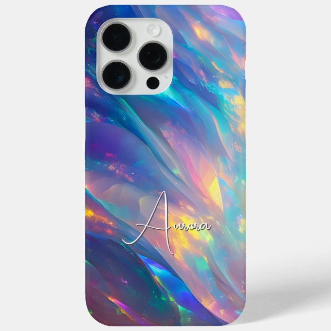 Pastel Opal Glow - Eleganter, benutzerdefinierter  Case-Mate iPhone Hülle (Rückseite)