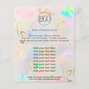 Pastel opal IMITATE Holograph Flyer