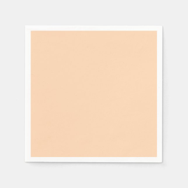 Pastel Orange 3 Serviette (Vorderseite)