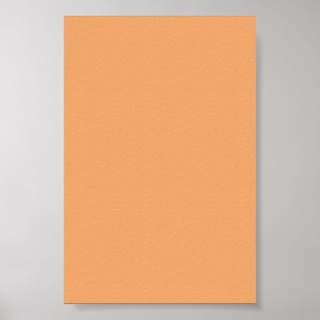 Pastel Orange Hintergrund auf einem Poster (Vorne)