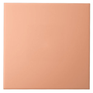 Pastel Orange Keramik Tile. Fliese