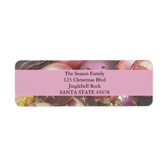 Pastel Ornamente Weihnachten (Vorne)