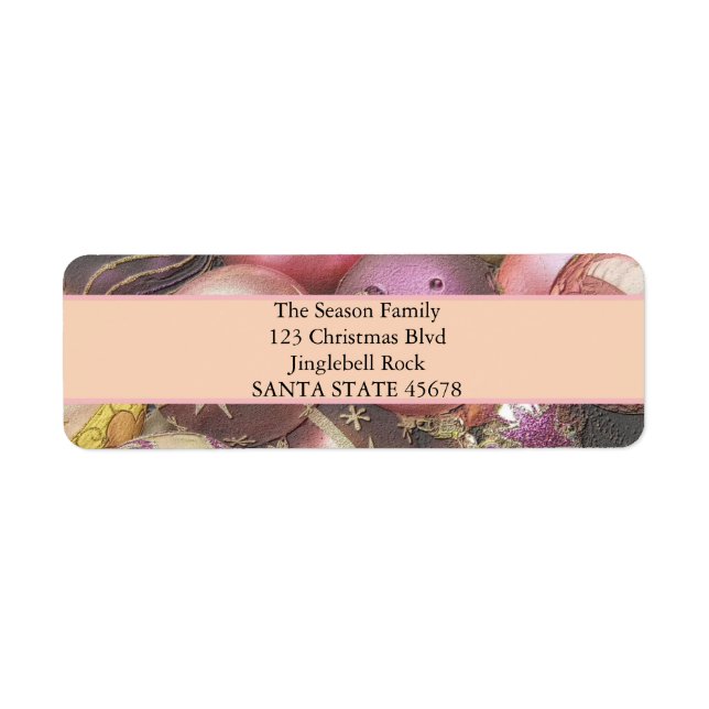 Pastel Ornamente Weihnachten (Vorne)