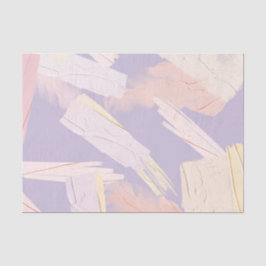 Pastel Paint Brush Strokes Seidenpapier