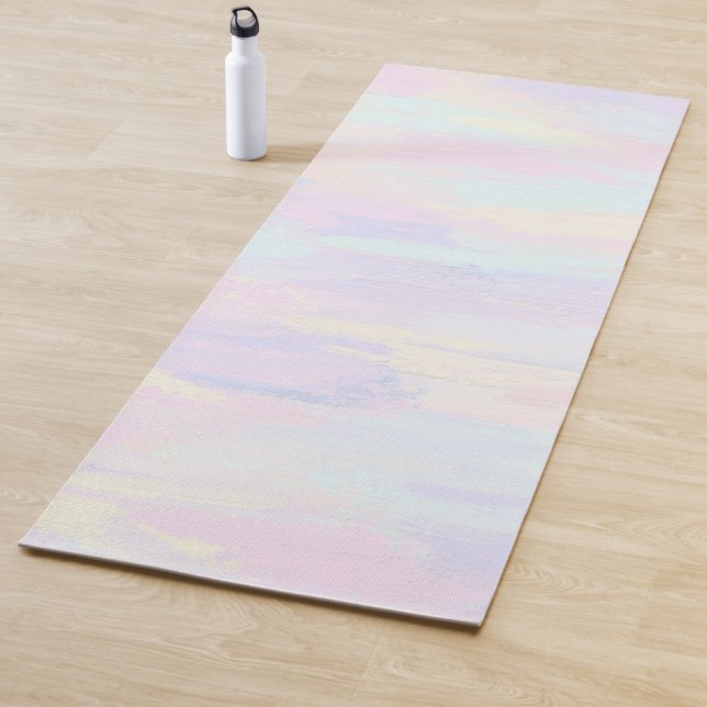 Pastel Paint Strokes Yogamatte (Beispiel)
