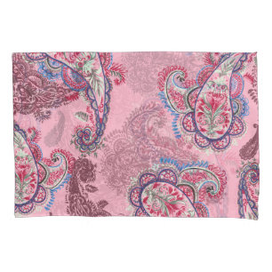 Pastel paisley, traditionelles ethnisches nahtlose kissenbezug