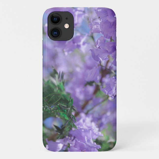 Pastel Pale Lila Jacaranda Blume iPhone 11 Fall Case-Mate iPhone Hülle (Rückseite)