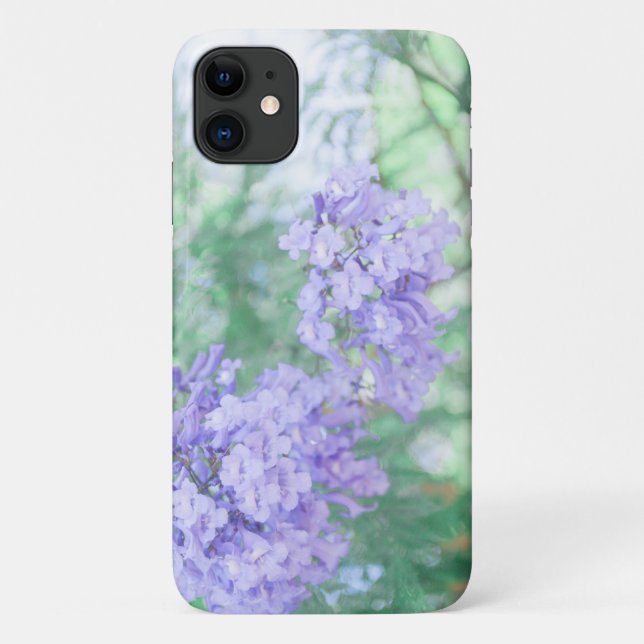 Pastel Pale Lila Jacaranda Blume iPhone 11 Fall Case-Mate iPhone Hülle (Rückseite)