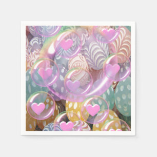 Pastel Paper Napkins Serviette