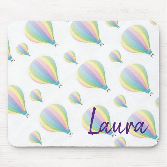 Pastel Parachute Mouse Pad! Mousepad (Vorne)