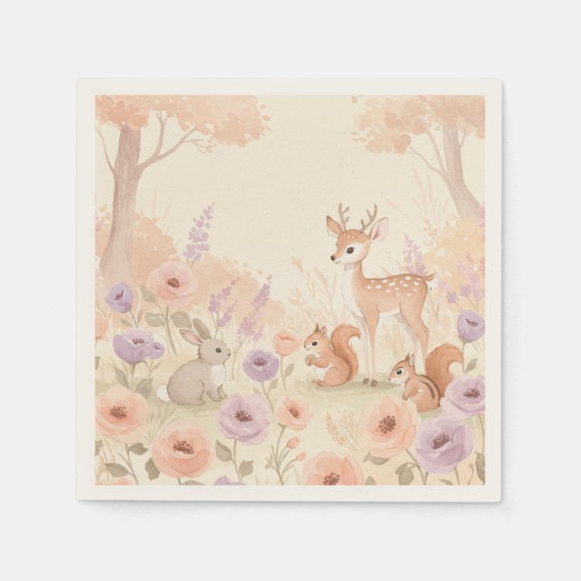 Pastel Paradise - Serviette (Vorderseite)