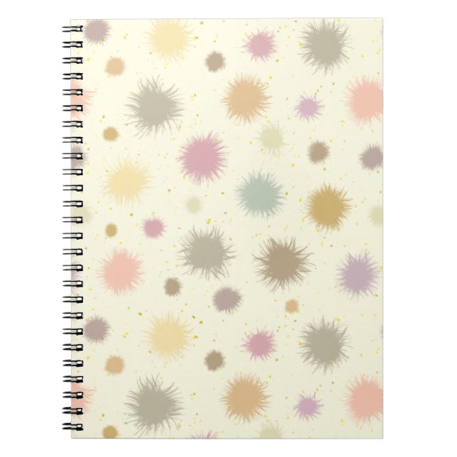 Pastel Party Pollen - nahtlos. Notizblock (Vorderseite)