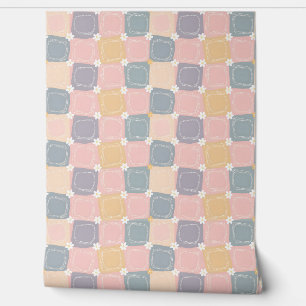 Pastel Patchwork Delight Tapete
