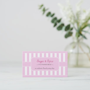 Pastel Patisserie Business Card Visitenkarte