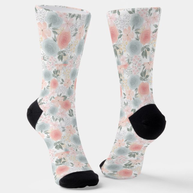Pastel Pattern Socken (Gewinkelt)