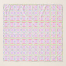 Pastel Pattern Summer Chiffon Scarf