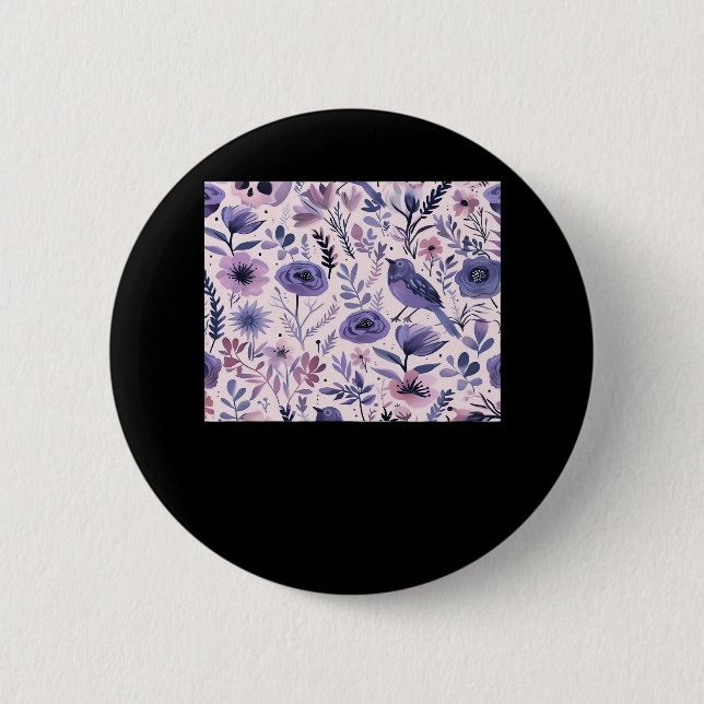 Pastel Pattern - Whimsigoth-Kernstück Button (Vorderseite)