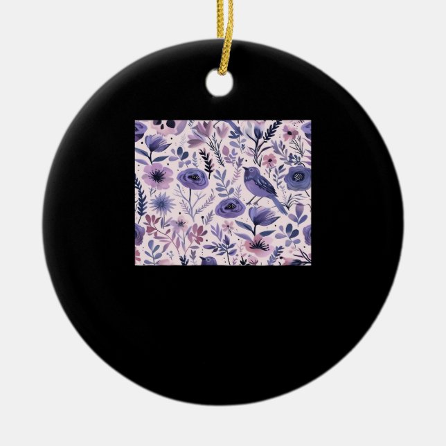 Pastel Pattern - Whimsigoth-Kernstück Keramik Ornament (Vorne)