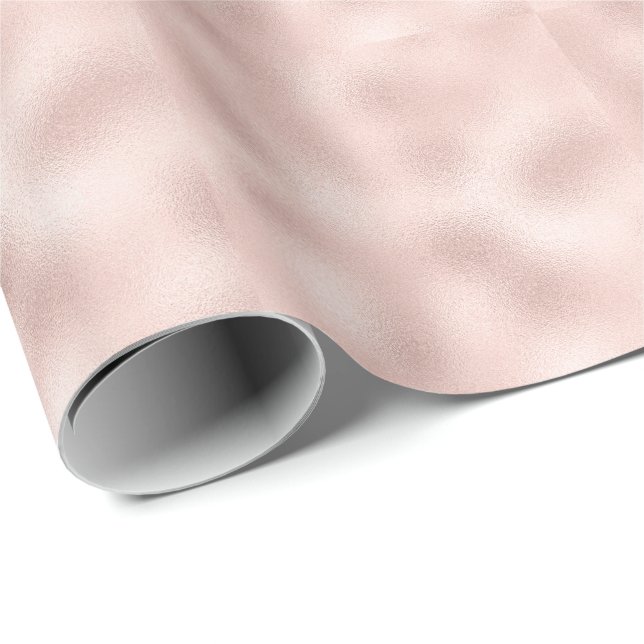 Pastel Peach Geschenkpapier (Rolleneckpunkt)