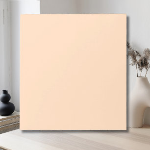 Pastel Peach Solid Color Classic elegant Notizblock
