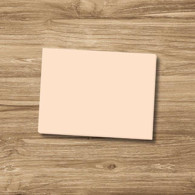 Pastel Peach Solid Color | Classic | elegant Post-it Klebezettel (Von Creator hochgeladen)