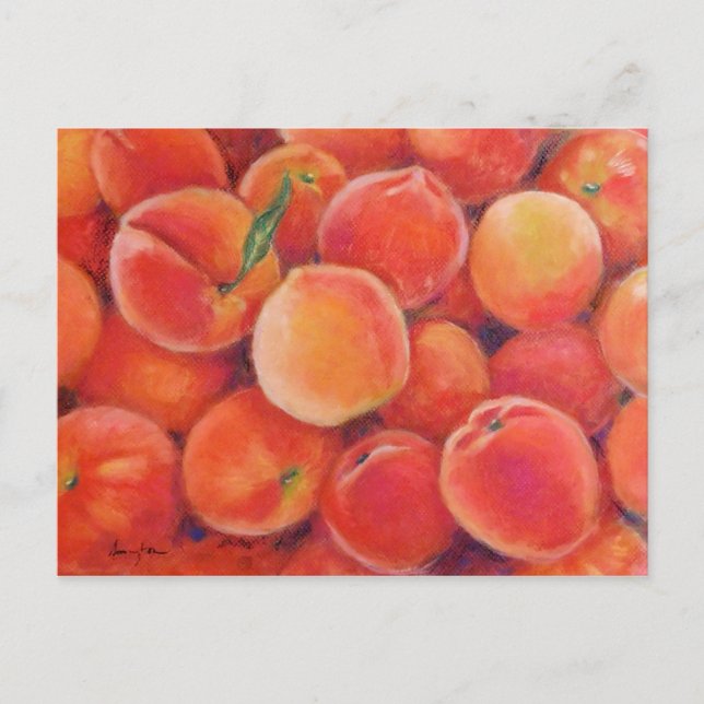 Pastel Peaches Postcard Postkarte (Vorderseite)
