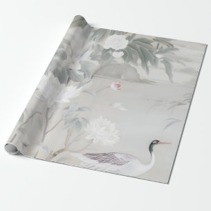 Pastel Peony Chinoiserie Geschenkpapier