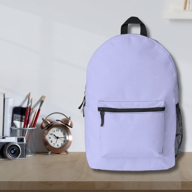 Pastel Periwinkle Farbe | Classic | elegant Bedruckter Rucksack (Von Creator hochgeladen)