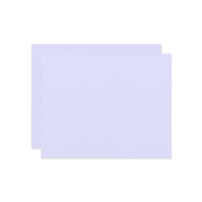 Pastel Periwinkle Lila (Vorderseite/Rückseite Beispiel)