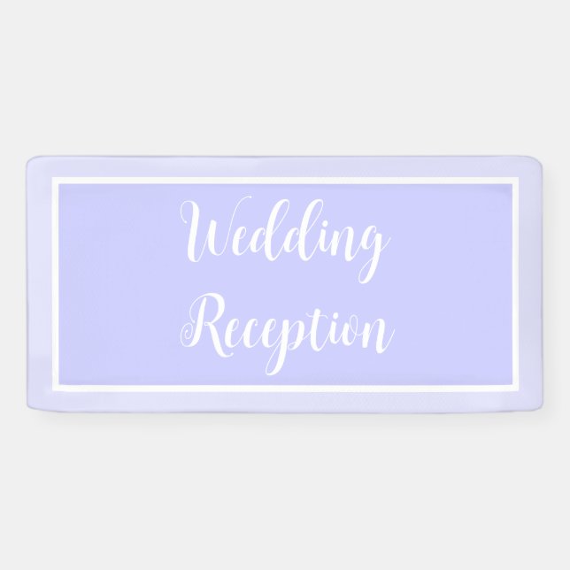 Pastel Periwinkle Lila Banner (Horizontal)