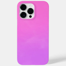 Pastel Pink and Purple Gradient Ombre iPhone Case