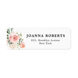 Pastel Pink Blush Rose Botanische Hochzeit mit flo