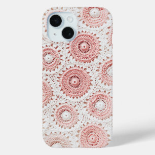 Pastel Pink Crochet Case-Mate iPhone Hülle
