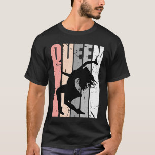 Pastel Pink Dancer Königin Birthday Themed Princes T-Shirt