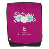 Pastel Pink & Green Floral Bouquet auf der Magenta