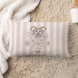 Pastel Pink Niedlich Baby Koala Kinderzimmer Lendenkissen