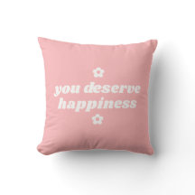 Pastel Pink Niedlich Retro Happy Slogan