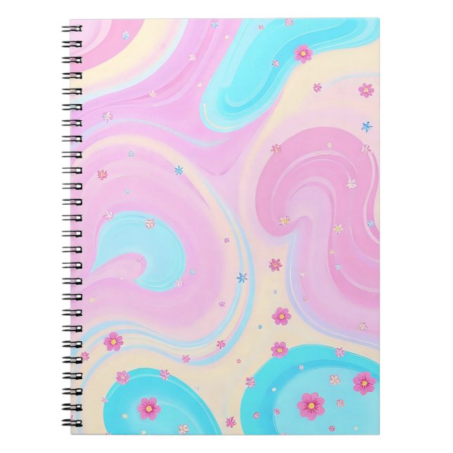 pastel pink notebook notizblock (Vorderseite)