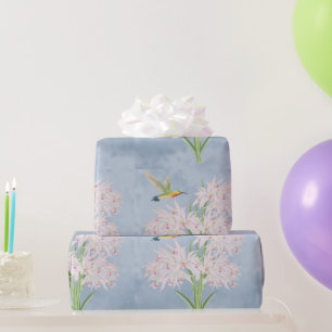 Pastel Pink Orchids Floral Geschenkpapier