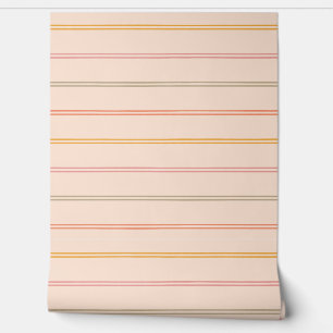 Pastel Pinstripes Tapete